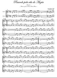 Pasando pola vila de Arzúa - Anton Raposo Vidal