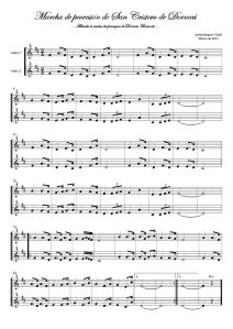 Marcha de procesión de San Cristovo de Dormeá